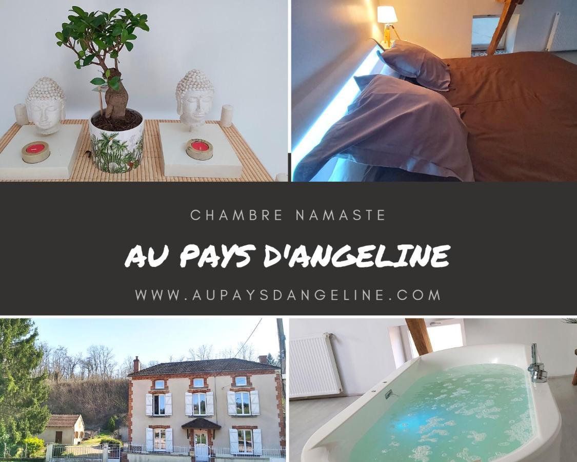 Au Pays D'Angeline Hotell La Pacaudière Exteriör bild